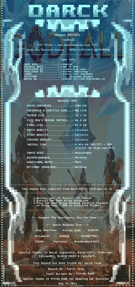 Godfall (v3.2.206 + DLCs + MULTi10) [Darck Repack] .